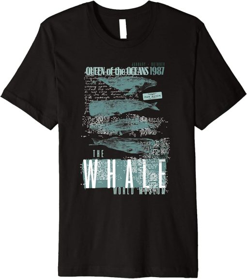 Beluga Whale Humpback Whale Killer Whale Vintage Art Woman Premium T-Shirt